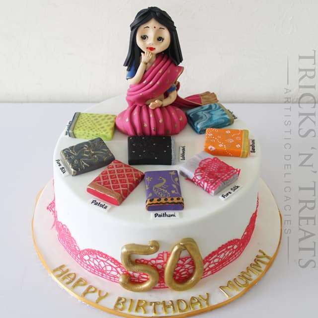 Hyper-Realistic Paithani Cake – Cake-Ed